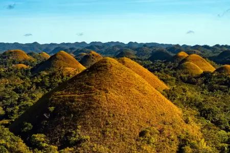 Chocolate Hills in March