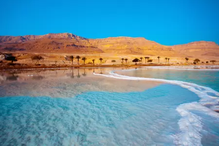 Dead Sea Region of Jordan in February