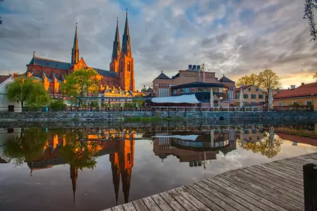 Uppsala in February