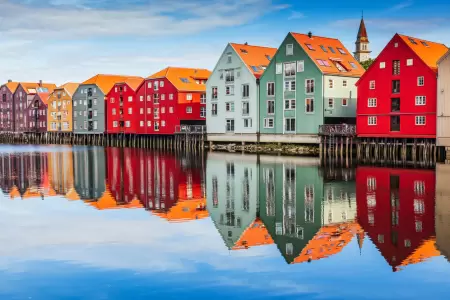 Trondheim in May