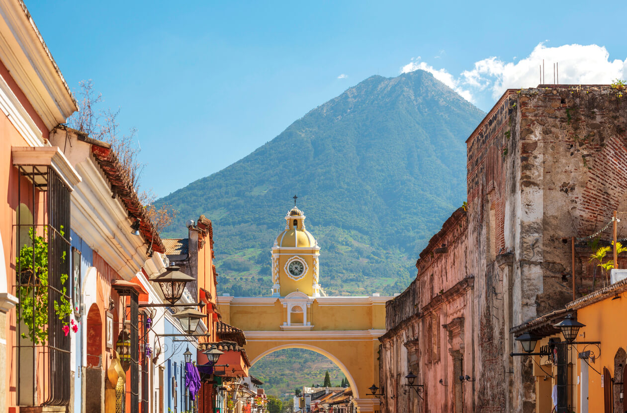 Antigua Guatemala sunny day