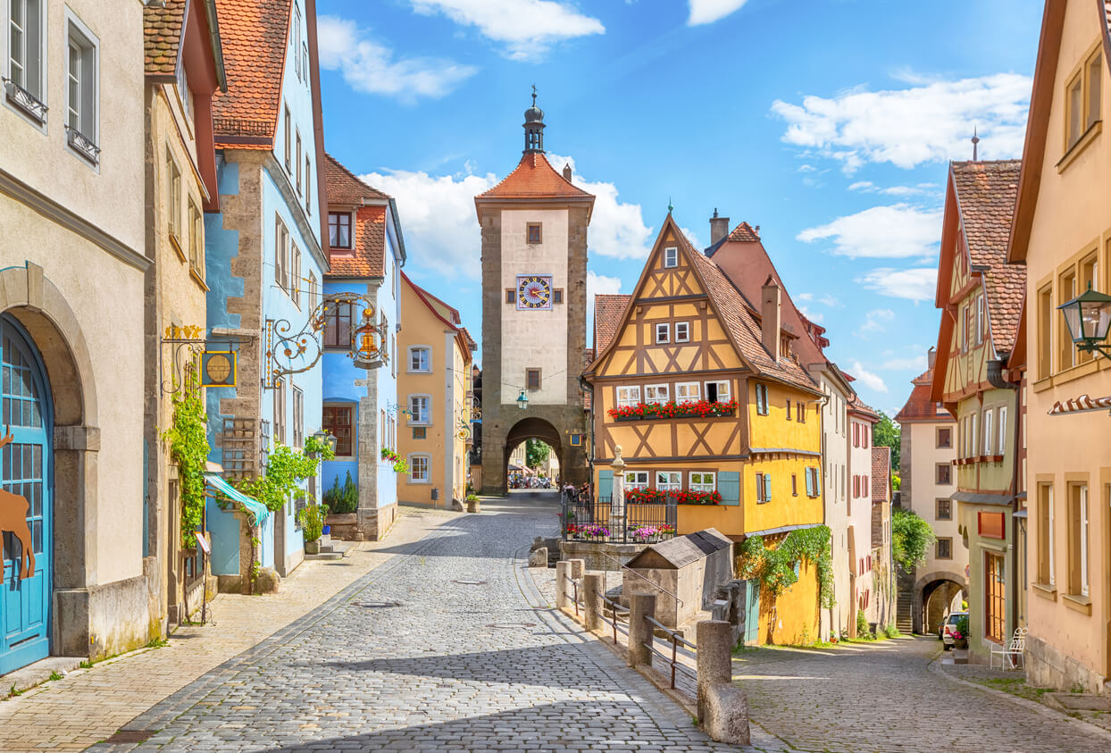 Bavaria : Ville médiévale de Rothenburg ob der Tauber en Bavière