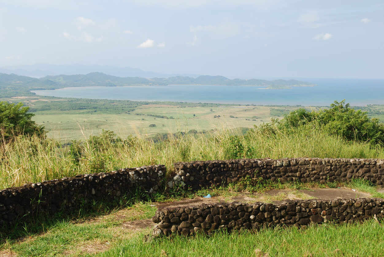 La Cruz : Vue sur La mer depuis La Cruz au Costa Rica