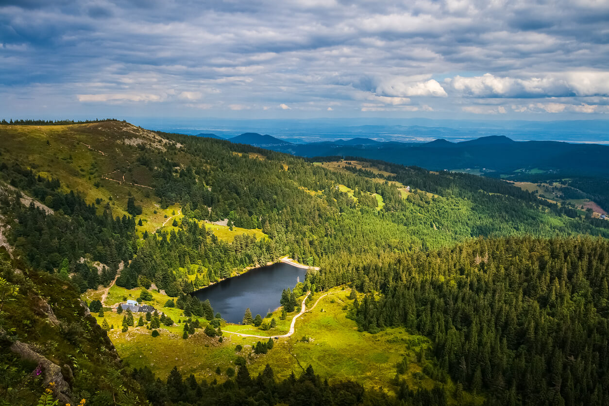 Vosges Mountains: Lac du Forlet dans les Vosges