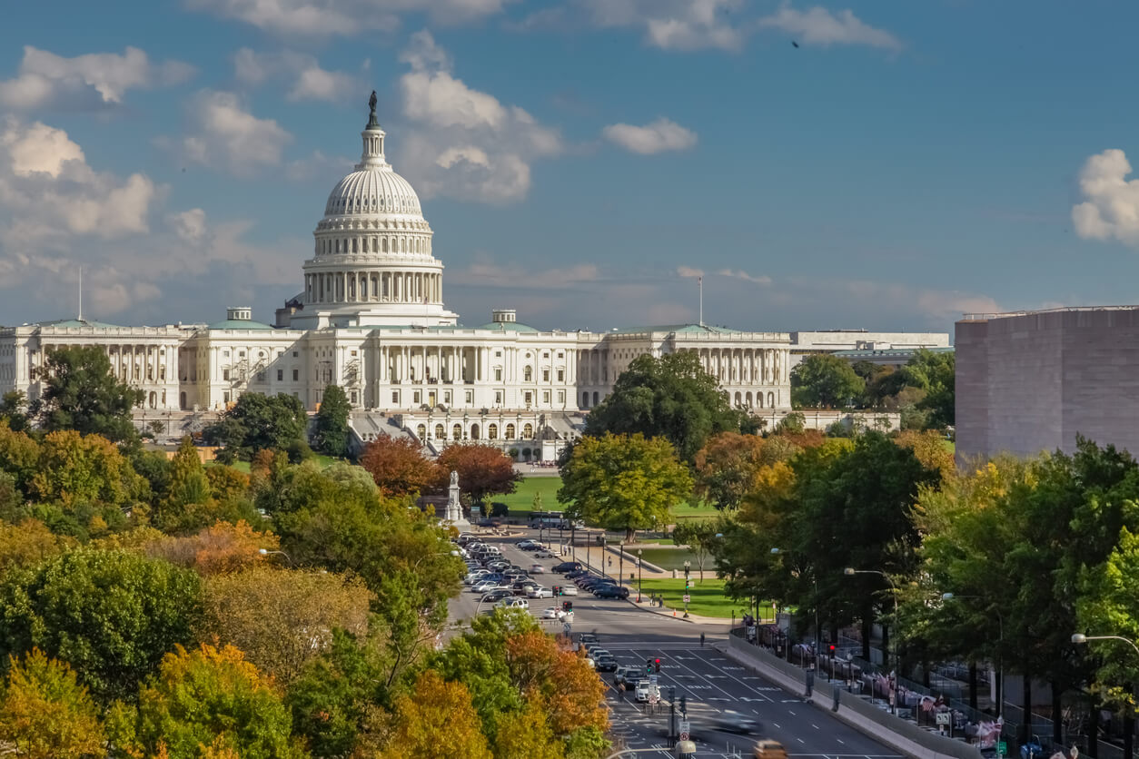 Weather in Washington D. C. in November Temperature, Rainfall